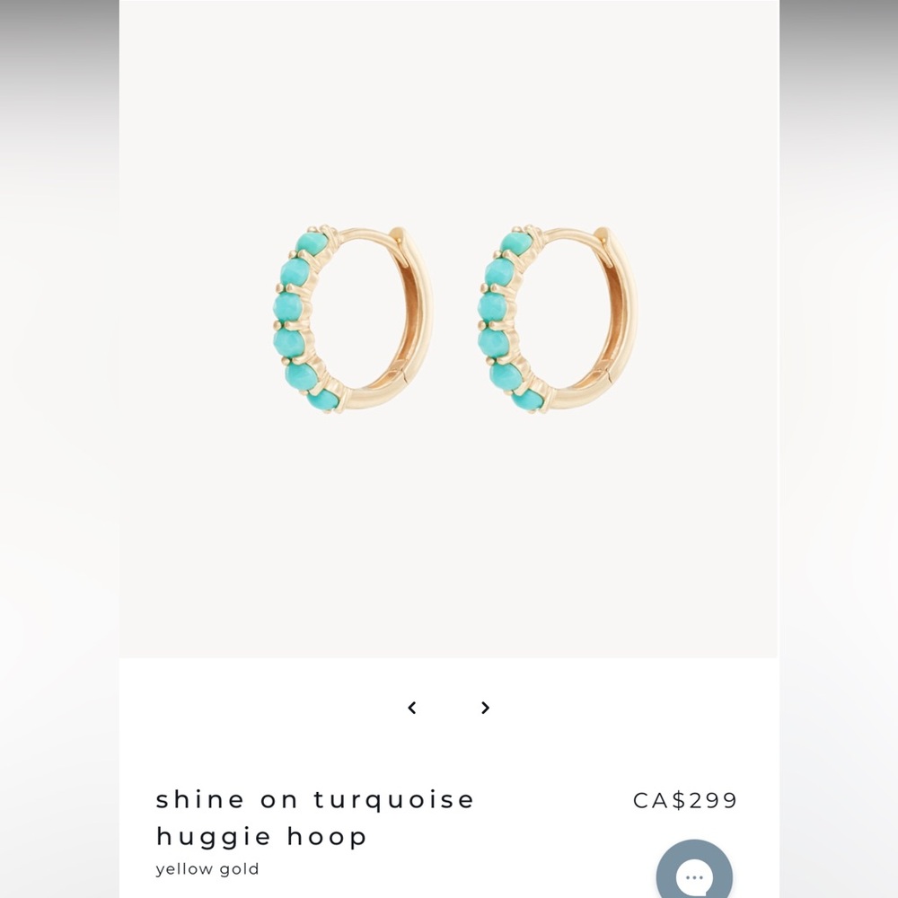 Bluboho shine on huggie hoop